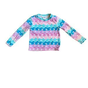 RuffleButts Mermaid Rashguard